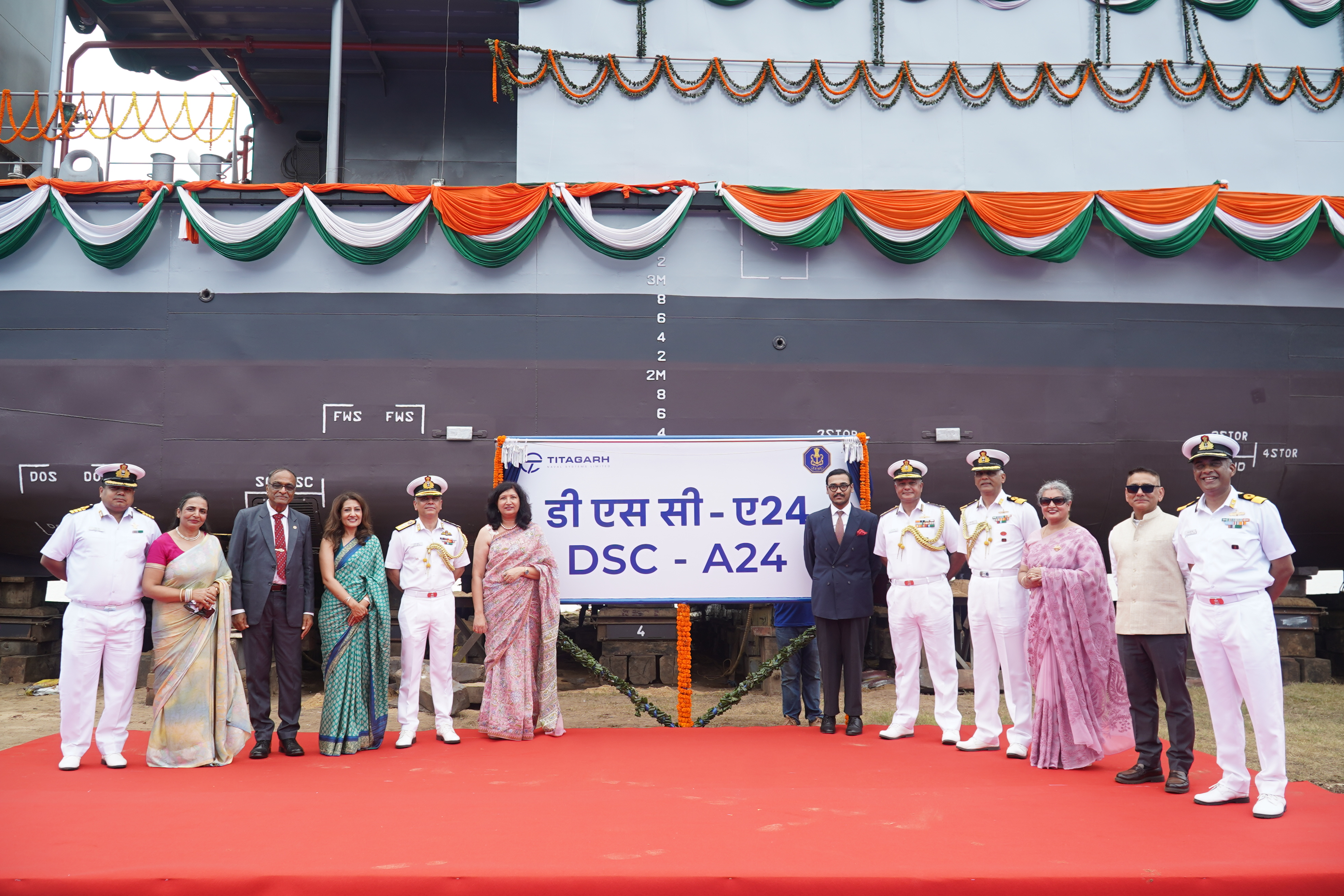 LAUNCH OF DSC A24 (YARD 329) - FIFTH SHIP OF DIVING SUPPORT CRAFT (DSC) PROJECT